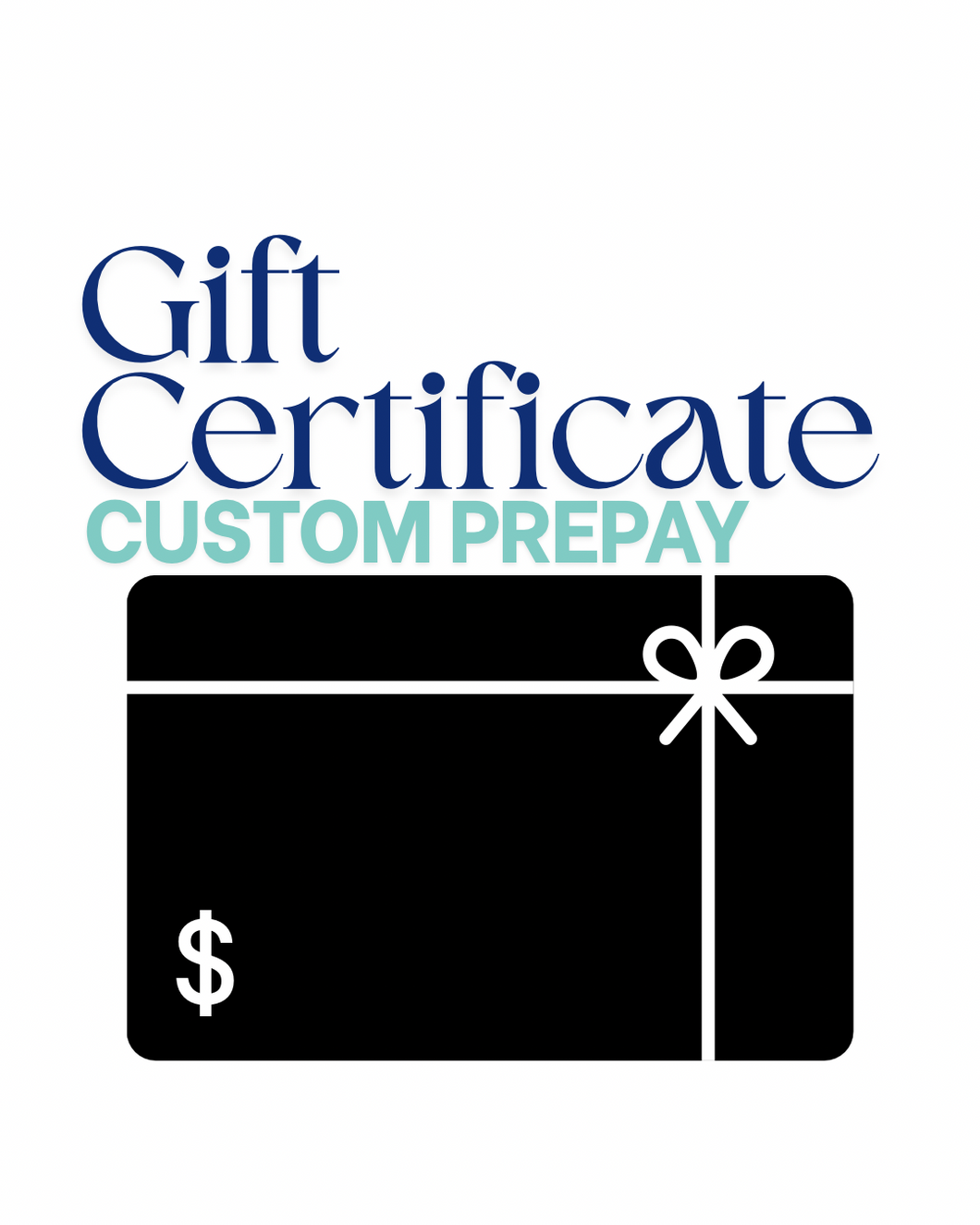 Personal - Custom Prepay